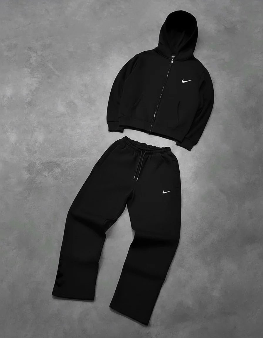 Ensemble Nike Zip-Up Premium – Veste Zippée & Pantalon Sport Chic