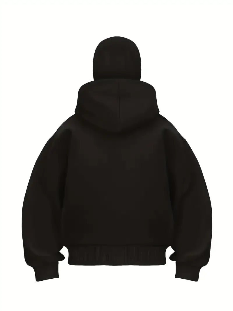 Balaclava Ninja Zipper Hoodie – Veste d’Hiver Tactique Confortable & Style Urbain