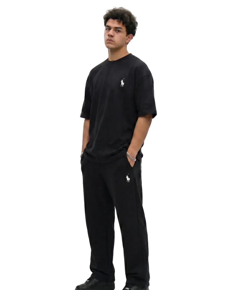 Ensemble Polo Oversize – Élégance Décontractée & Confort Premium