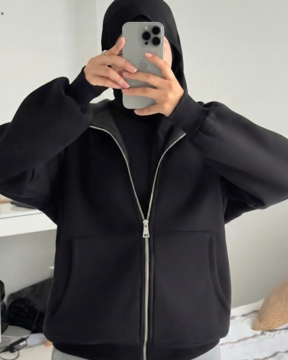 Ensemble 2 Pièces Premium Unisexe – Veste Zippée & Pantalon Baggy