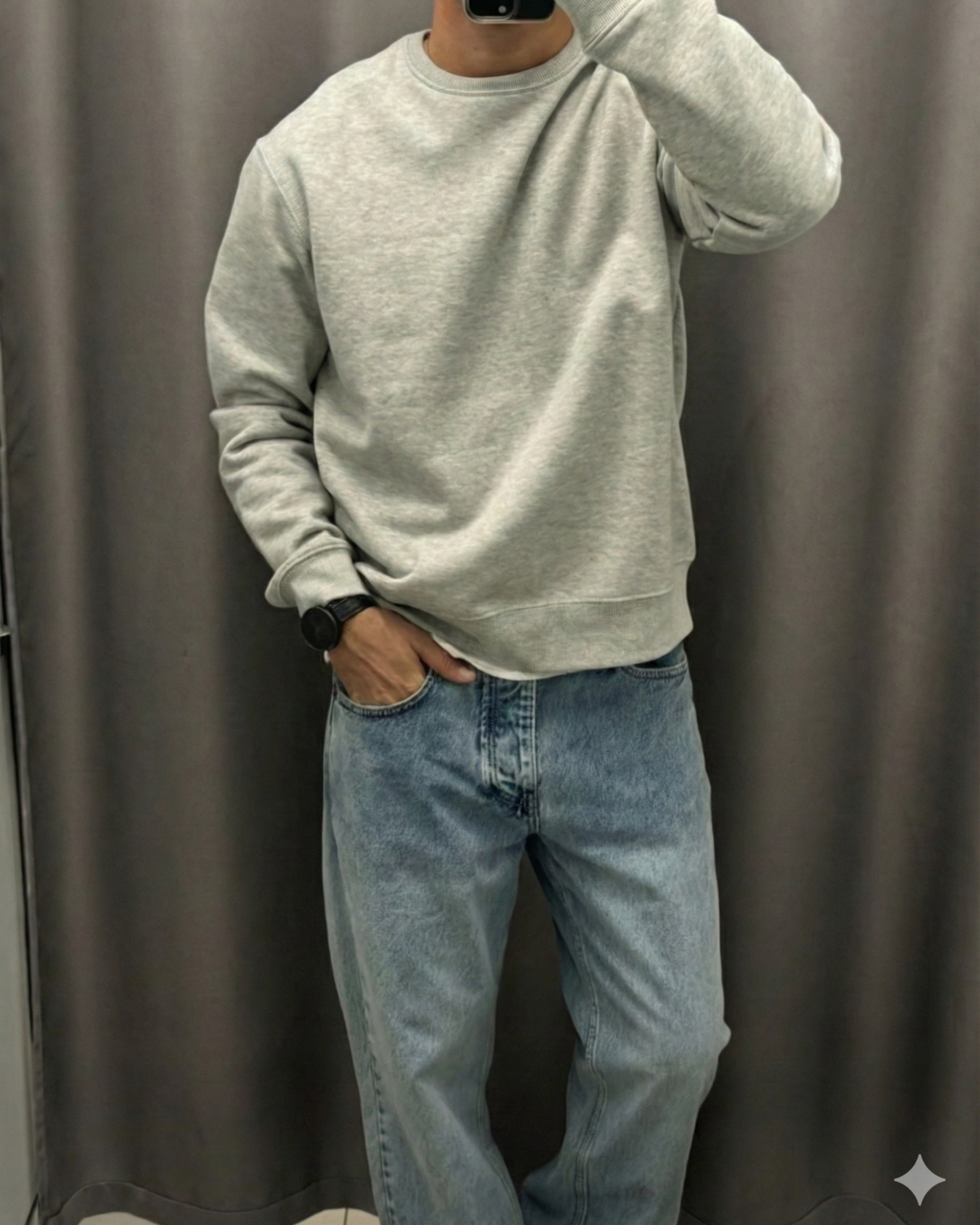 Sweatshirt Oversize Noir/Blanc – Style Urbain Confort & Tendance