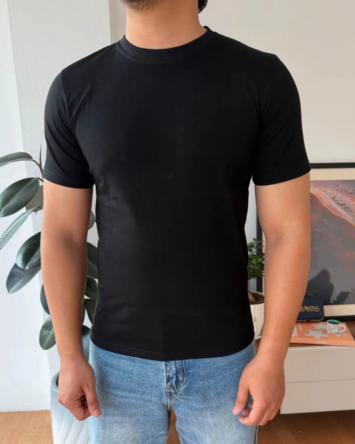 T-shirt Basic 100% Coton – Confort Quotidien & Style Minimaliste