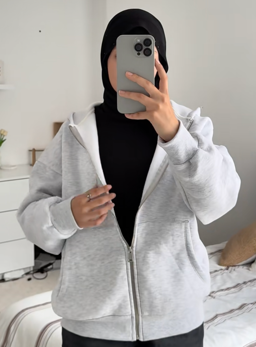Ensemble 2 Pièces Premium Unisexe – Veste Zippée & Pantalon Baggy