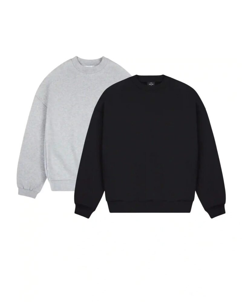Sweatshirt Oversize Noir/Blanc – Style Urbain Confort & Tendance
